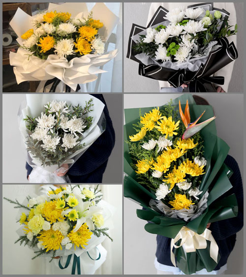 山东青岛平度市旧店镇大王头村白事花束代送